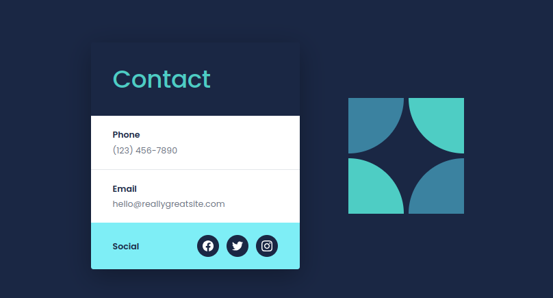 AI-Generated Contact UI