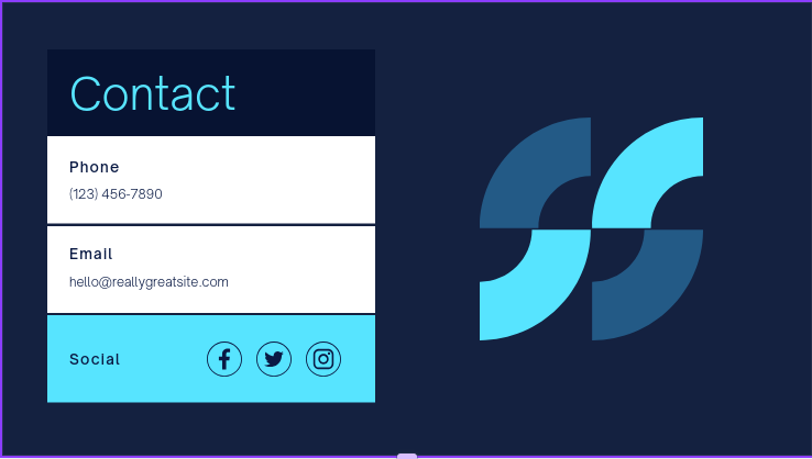 Original Contact UI Design